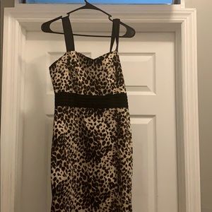A cheetah dress